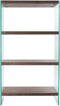 Planken DKD Home Decor 80 x 40 x 150 cm Kristal Walnoot Donkerbruin Hout MDF