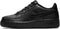 Nike Air Force 1 (GS) Unisex Sneakers - Black/Black - Maat 37.5