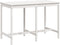 vidaXL Tuintafel 159,5x82,5x110 cm massief grenenhout wit