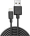 LINDY USB-kabel USB 2.0 USB-A stekker, Apple Lightning stekker 3.00 m Zwart 31322