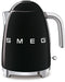 Smeg KLF03BLEU - Waterkoker - 1,7L - 2400W - Mat zwart