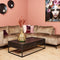 Salontafel zwart - Salontafel Milan - Salontafel mangohout 130 cm