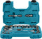 Makita B-65589 Doppenset 1/2 VK 23-delig