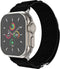 imoshion Nylon Alpine bandje - Geschikt voor Apple Watch 1, 2, 3, 4, 5, 6, 7, 8, 9, 10 (42 mm), SE - 38/40/41 mm - Zwart - One Size