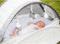Bo Jungle Speeltent Baby - Pop Up tent UV-werend - Muggengaas - 3 afneembare speeltjes - Uitneembare matras - Opbergzak - Grijs