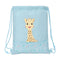 Sophie la Girafe Rugtas met Koordjes - Gerecycled Waterafstotend - Blauw 26 x 34 x 1 cm