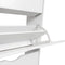 Milton Oldbrook Prato - Schoenenkast - 3 Niveaus - tot 18 Paar Schoenen - Wit - 60x24x119cm