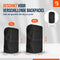 BeerGear Flightbag - 2-in-1 Backpack en Regenhoes - 70-100L Zwart