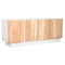 Tv-meubel Home ESPRIT Wit Natuurlijk 140 x 40 x 55 cm