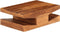vidaXL - Salontafel - 90x60x30 - cm - massief - sheeshamhout