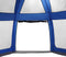 vidaXL - Zwembadtent - afneembare - buitentent - gaaswanden - azuurblauw