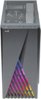 Aerocool Delta - Midi Tower PC - ATX Micro-ATX Mini-ITX - Plexiglas zijpaneel - Zwart