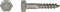 pgb-Europe PGB-FASTENERS | Houtdraadbout DIN 571 Ø 8,00x40 A2 | 100 st - 000571A00008000403