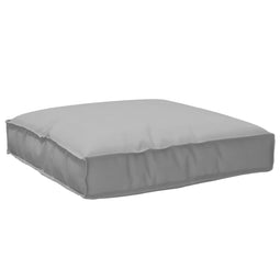 vidaXL - Ligbedkussen - Grijs - 80x80x12 - cm - Oxford - Stof