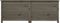 vidaXL - Kussenbox - 150x50x56 - cm - massief - vurenhout - antracietkleurig