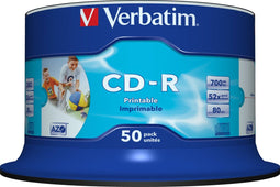 Verbatim DataLifePlus - Printable - CD-R - 52x 700 MB