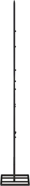 vidaXL - Kerstdecoratie - kerstboom - 90 - cm - metaal - zwart