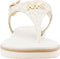 Michael Kors Jilly Flat - Dames Sandalen - Plateau zool - Wit - Maat 37