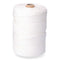 EDM 87917 - Veter koord - Gevlochten 3 mm x 200 m - Wit