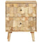 Nachtkastje 40x30x50 cm massief mangohout