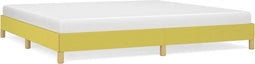 vidaXL - Bedframe - zonder - matras - 200x200 - cm - stof - groen