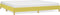 vidaXL - Bedframe - zonder - matras - 200x200 - cm - stof - groen