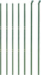 vidaXL - Draadgaashek - 1,6x10 - m - gegalvaniseerd - staal - groen