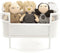 Smallstuff Rosaline - Houten Poppenbedje - Inclusief matrasje - White