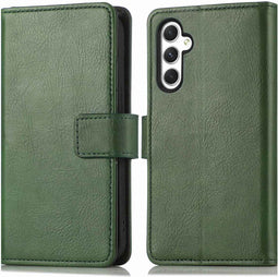 iMoshion Hoesje Met Pasjeshouder Geschikt voor Samsung Galaxy A25 / A24 - iMoshion Luxe Bookcase - Groen