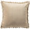 Dutch Decor FIDAN - Kussenhoes 45x45 cm - Irish Cream - beige - met rits - zonder binnenkussen