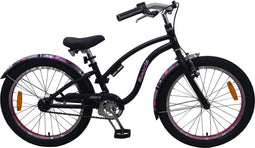 Volare Miracle Cruiser - Kinderfiets - 20 inch - Matzwart - Prime Collection