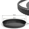 COOCK Quiche Bakvorm - Taartvorm met Antiaanbaklaag 24 cm - Incl. Deegschraper & E-Book