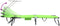 vidaXL - Opvouwbare - Ligbedden - 2 - stuks - met - Luifel - Groen - 600D - Oxford - Stof