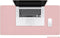 imoshion Bureau Onderlegger - 80 x 40 cm - Hoogwaardig kunstleer - Bureau Accessoires - Bureau Organizer - Antislip Muismat XXL - Inclusief draagriem - Roze