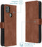 iMoshion Hoesje Geschikt voor Motorola Moto G9 Power Hoesje Met Pasjeshouder - iMoshion Luxe Bookcase - Bruin