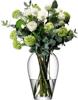 LSA Flower Bouquet vaas 35cm helder