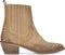 PS Poelman TARTOR - Dames Enkellaarzen - Beige Leer met Snake Print - Maat 37