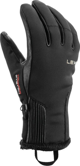 LEKI Vallarta 3D - Ski handschoenen dames - Waterdicht extra warm - Zwart wit