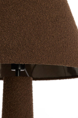 Light & Living Vloerlamp Devia - Bouclé - 168cm - Bruin