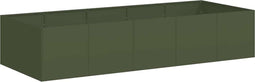 vidaXL - Plantenbak - 200x80x40 - cm - staal - olijfgroen