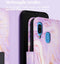 imoshion Hoesje Geschikt voor Samsung Galaxy A40 Hoesje Met Pasjeshouder - imoshion Design Bookcase smartphone - Paars / Purple Marble
