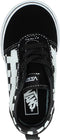 Vans TD Ward Slip-On - Lage sneakers - Dubbel gestikte bovenlaag - Black/True White - Maat 23.5