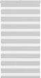 vidaXL - Zebra - rolgordijn - 85x100 - cm - stofbreedte - 80,9 - cm - lichtgrijs