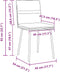 vidaXL - Eetkamerstoelen - 2 - st - fluweel - wijnrood