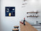 Sigel glasmagneetbord - Artverum - 48x48cm - Galaxy blauw - SI-GL273