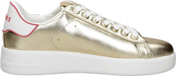 Guess Rockies8 - Lage Dames Sneakers - Rode details - Platinum