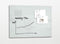 Sigel glasmagneetbord - glaswhiteboardXL - Artverum - 120x90cm - wit - SI-GL211