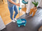 Leifheit Clean Twist Disc Mop Ergo - compleet dweilsysteem met wieltjes - 6 liter - Turquoise