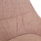 Livingfurn - Fauteuils Daphne Brique - Roze - Stof