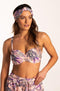 Beachlife Tropical Blush - Voorgevormde bikinitop met beugel - Multiway - Roze/Bloemenprint